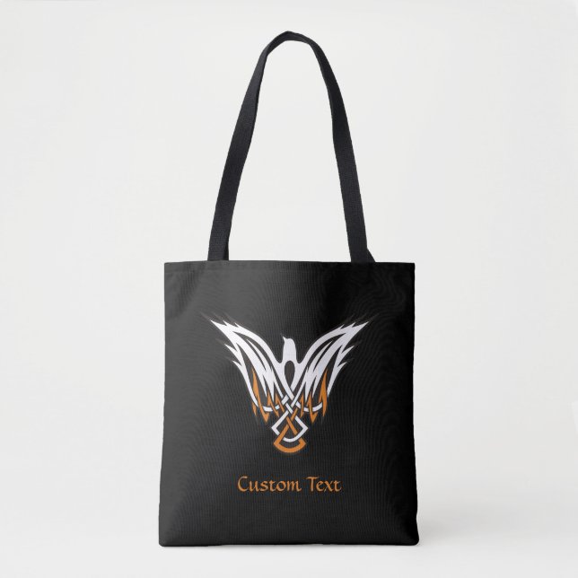 Celtic Bird Tote Bag Tygkasse (Framsida)