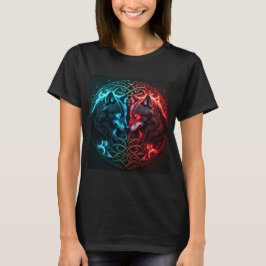 Celtic Blue and Red Varg T Shirt