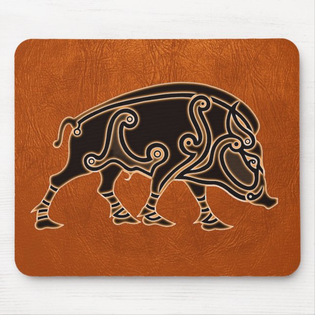 Celtic Boar Mouse mat Musmatta (Framsidan)