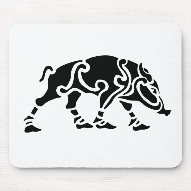 Celtic Boar Mousepad Musmatta (Framsidan)