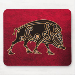 Celtic Boar Mousepad Musmatta