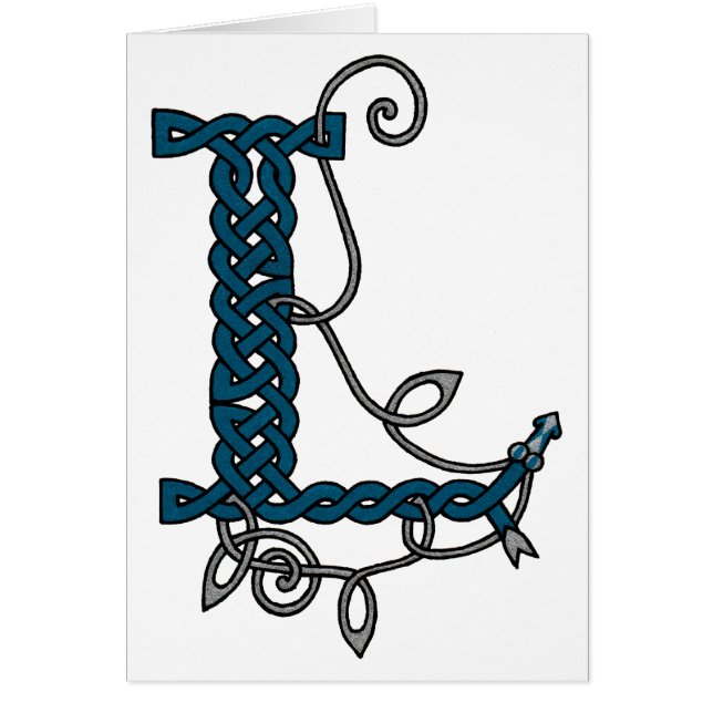 Celtic brev L kort (Framsidan)
