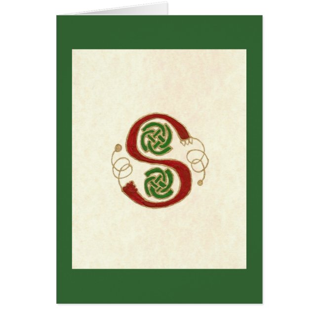 CELTIC BREV S HÄLSNINGSKORT (Framsidan)