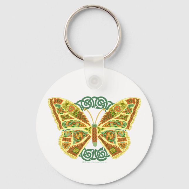 Celtic Butterfly Nyckelring (Framsida)