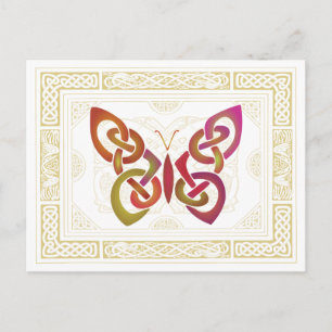 Celtic Butterfly Vykort