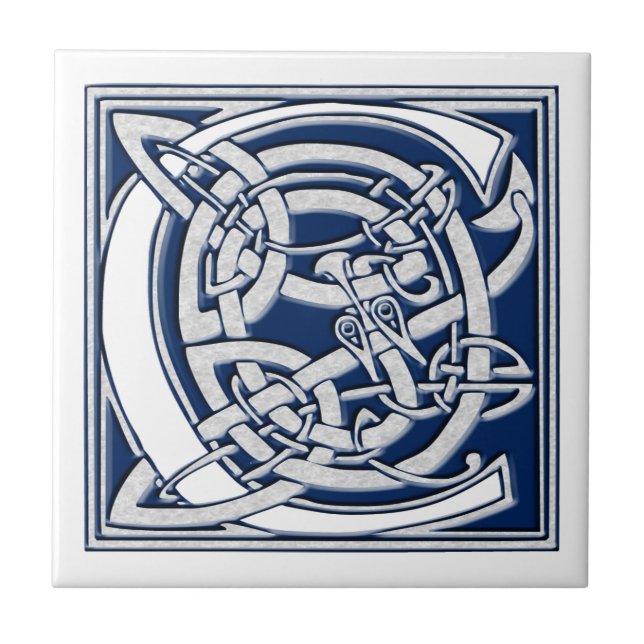 Celtic C Monogram Kakelplatta (Framsidan)