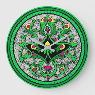 Celtic cartouch stor klocka