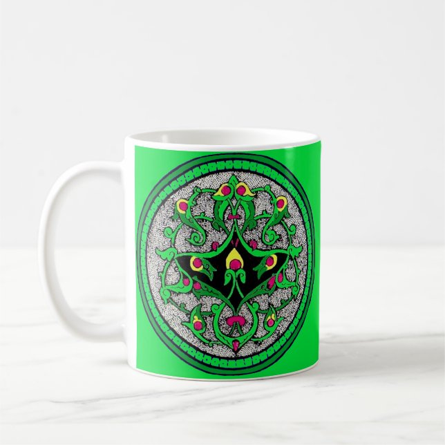 Celtic cartouche kaffemugg (Vänster)