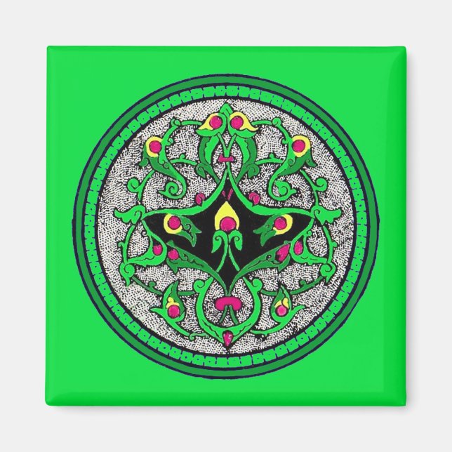 Celtic cartouche magnet (Framsidan)