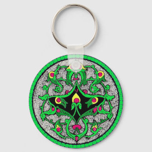Celtic cartouche nyckelring