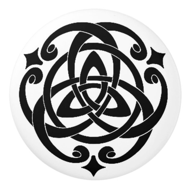 Celtic Ceramic Knob Knopp (Framsidan)