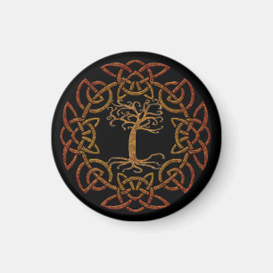 Celtic Circle Livets träd Irish-supporter Magnet