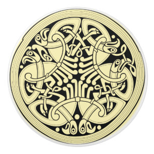 Celtic Circle~ NÅGON ~Metallic Look för Knopp