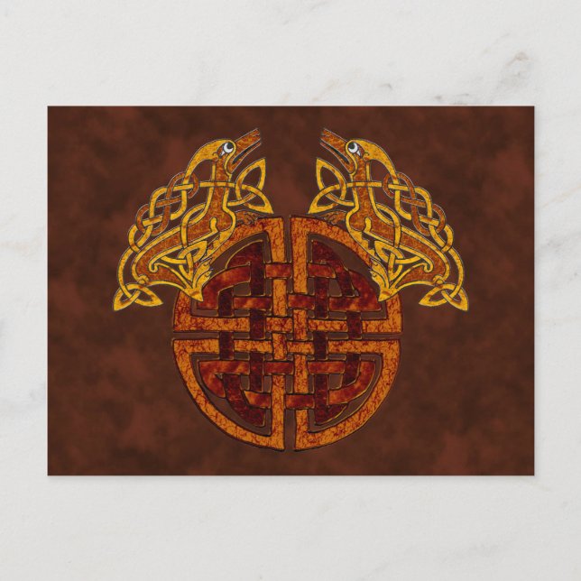 Celtic Collage Vykort (Framsida)
