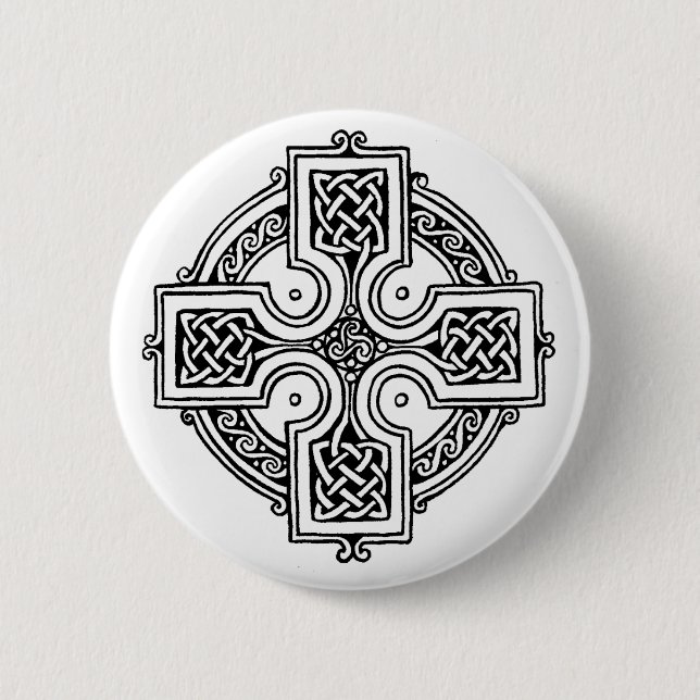 Celtic cross pattern knapp (Framsida)