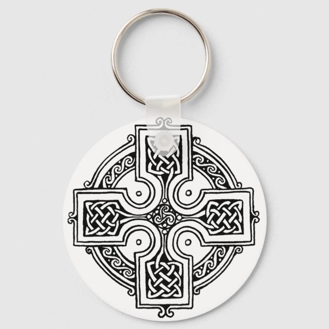 Celtic cross pattern nyckelring (Framsida)