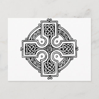 Celtic cross pattern vykort