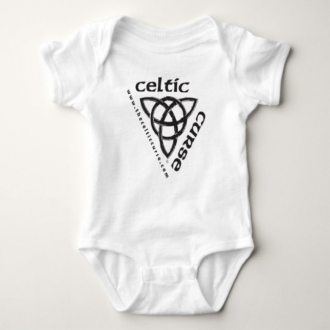 Celtic Curse V-nacke T Shirt (Framsida)