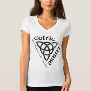 Celtic Curse V-nacke T Shirt