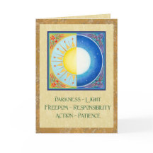 Celtic dagjämningsol och måne