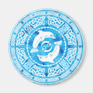 Celtic delfin magnet
