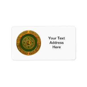 Celtic design adressetikett