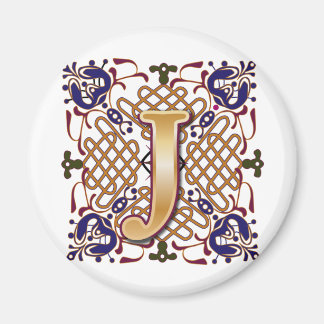 Celtic Design Brev J Magnet