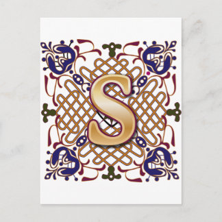 Celtic Design Brev S Vykort