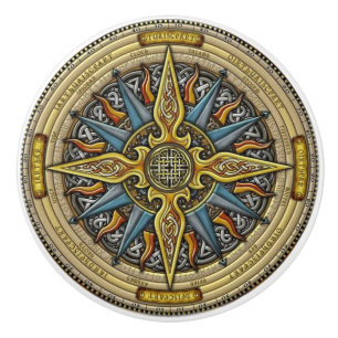 Celtic designdörr eller enhetsknopp knopp