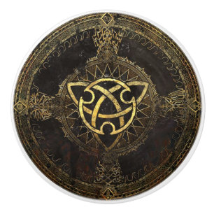 Celtic designdörr eller enhetsknopp knopp