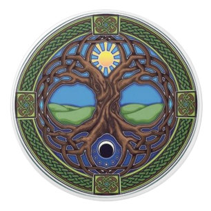 Celtic designdörr eller enhetsknopp knopp