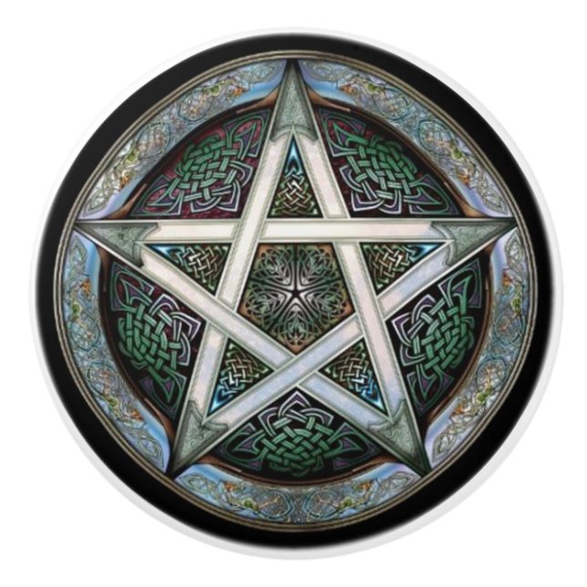 Celtic designdörr eller enhetsknopp knopp (Framsidan)