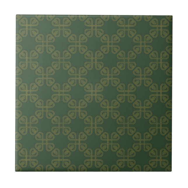 Celtic designmönster kakelplatta (Framsidan)