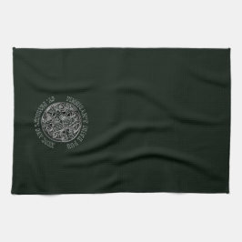 Celtic designSts Patrick pub för dag eller Kökshandduk