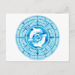 Celtic Dolphin Vykort