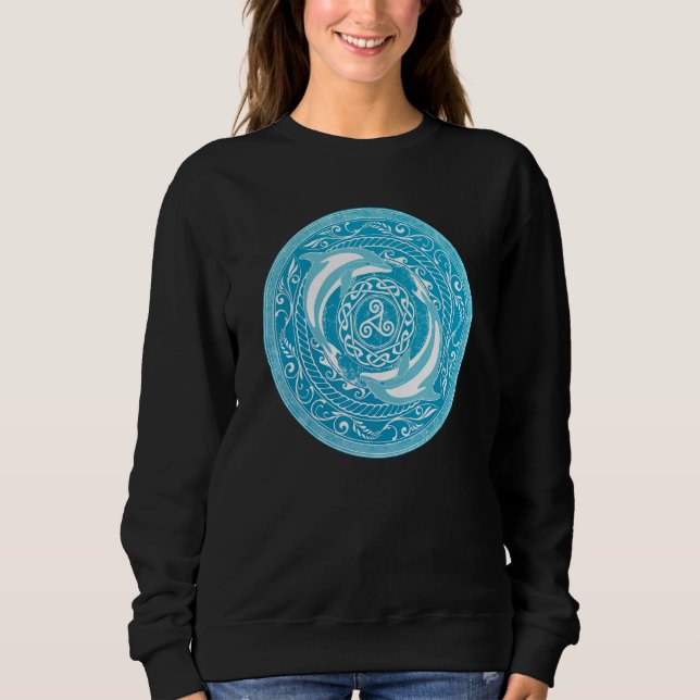 Celtic dolphins t shirt (Framsida)