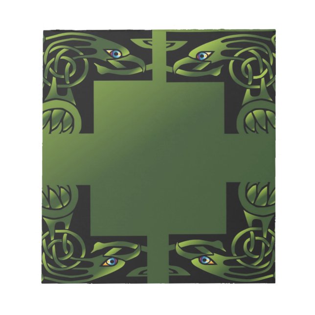 Celtic Dragon Anteckningsblock (Framsida)