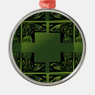 Celtic Dragon Julgransprydnad Metall