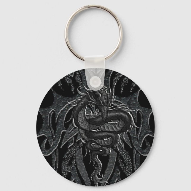 Celtic Dragon Keychain Nyckelring (Framsida)