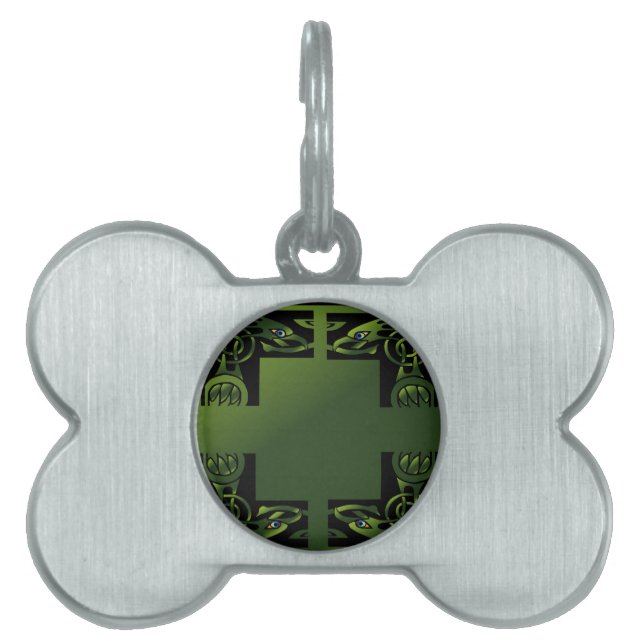 Celtic Dragon Namnbricka Husdjur (Framsidan)