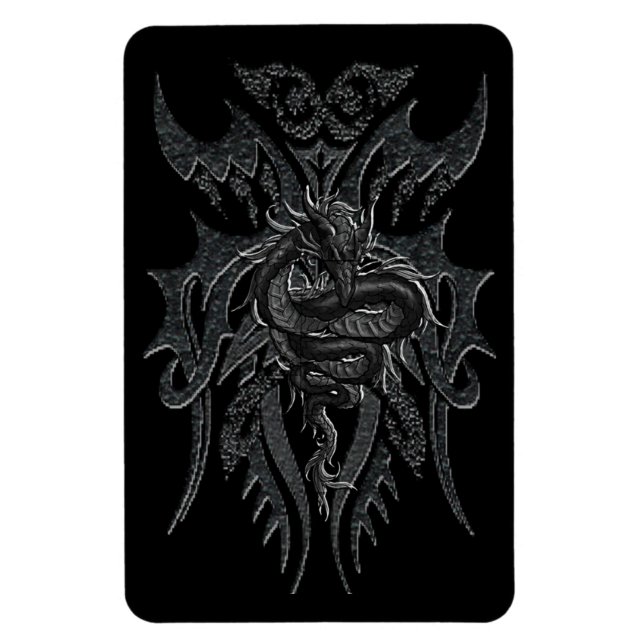 Celtic Dragon Premium Magnet (Vertikal)