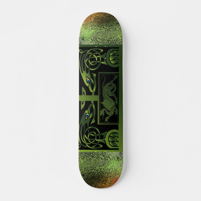 Celtic Dragon Skateboard Bräda 20,5 Cm (Framsida)