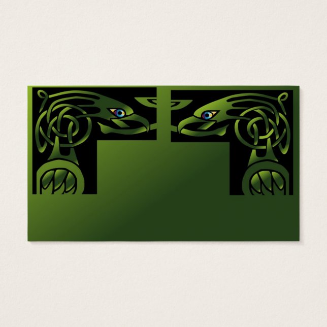 Celtic Dragon Visitkort (Baksidan)