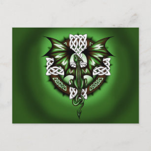 celtic Dragon Vykort