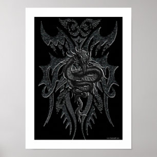 Celtic drakeaffisch poster