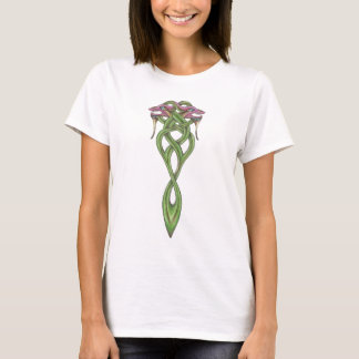 Celtic drakekvinna tank för spagetti tee shirt