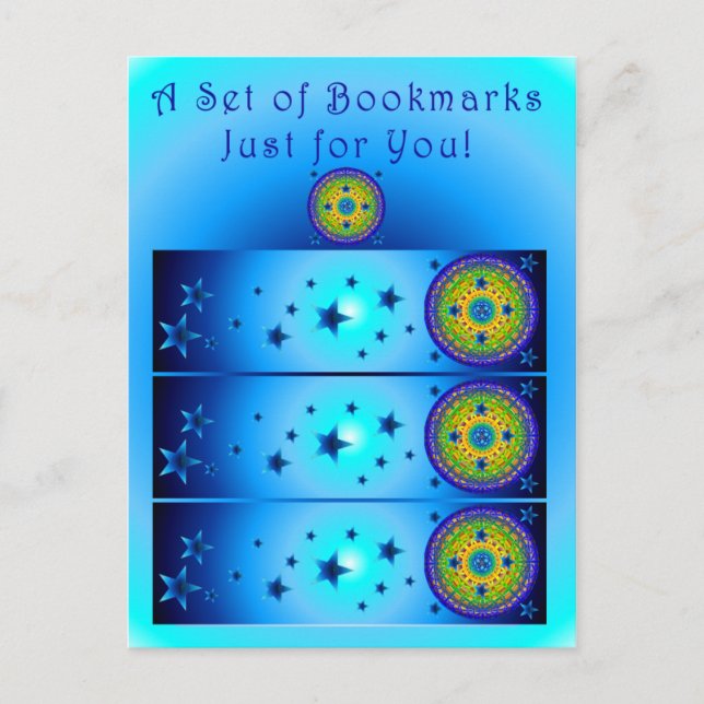 Celtic Earth Orb Bookmark-vykort Vykort (Framsida)