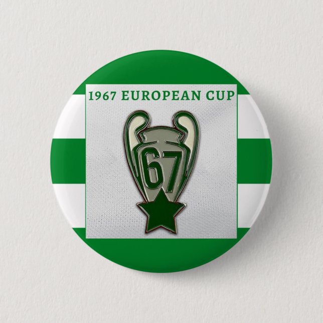 CELTIC ECW 67 PIN BADGE TROPHY DESIGN KNAPP (Framsida)