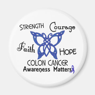 Celtic fjäril 3 för koloncancer magnet