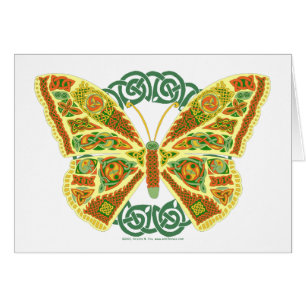 Celtic fjäril hälsningskort